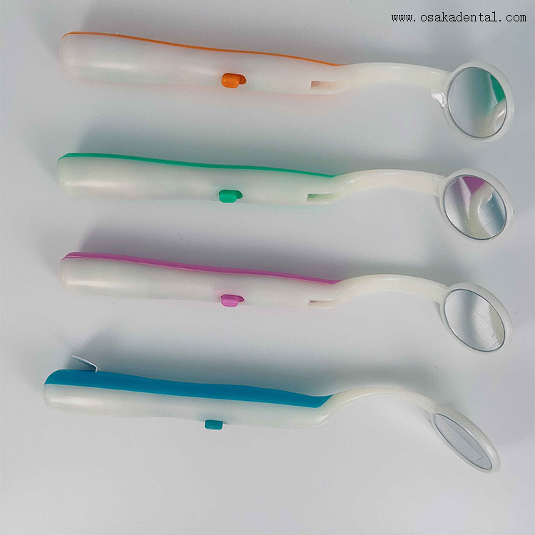 Espelho descartável odontológico com luz