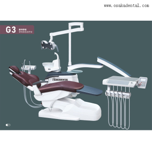 Unidades de cadeira odontológica de couro macio com alta qualidade para consultórios odontológicos