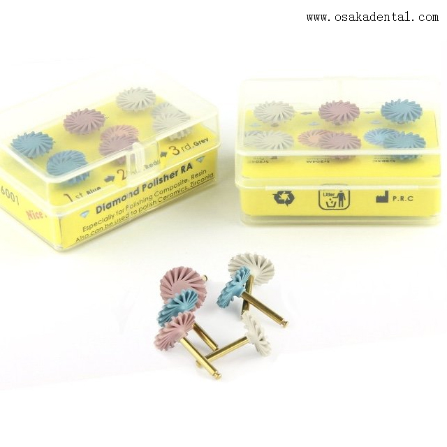 Conjunto de rodas de polimento composto durável para aplicações automotivas e marítimas