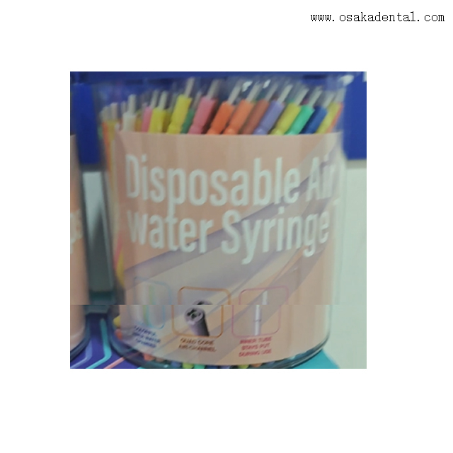 Acessórios de clareamento dental descartáveis multiuso para seringa de água