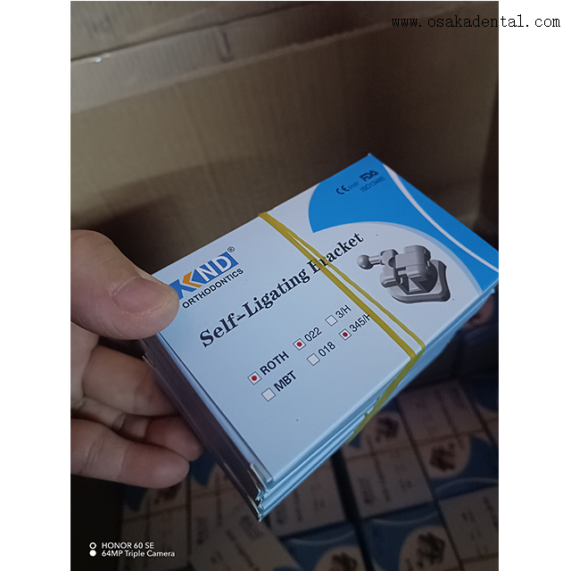 Bráquetes autoligáveis de alta qualidade para tratamento ortodôntico