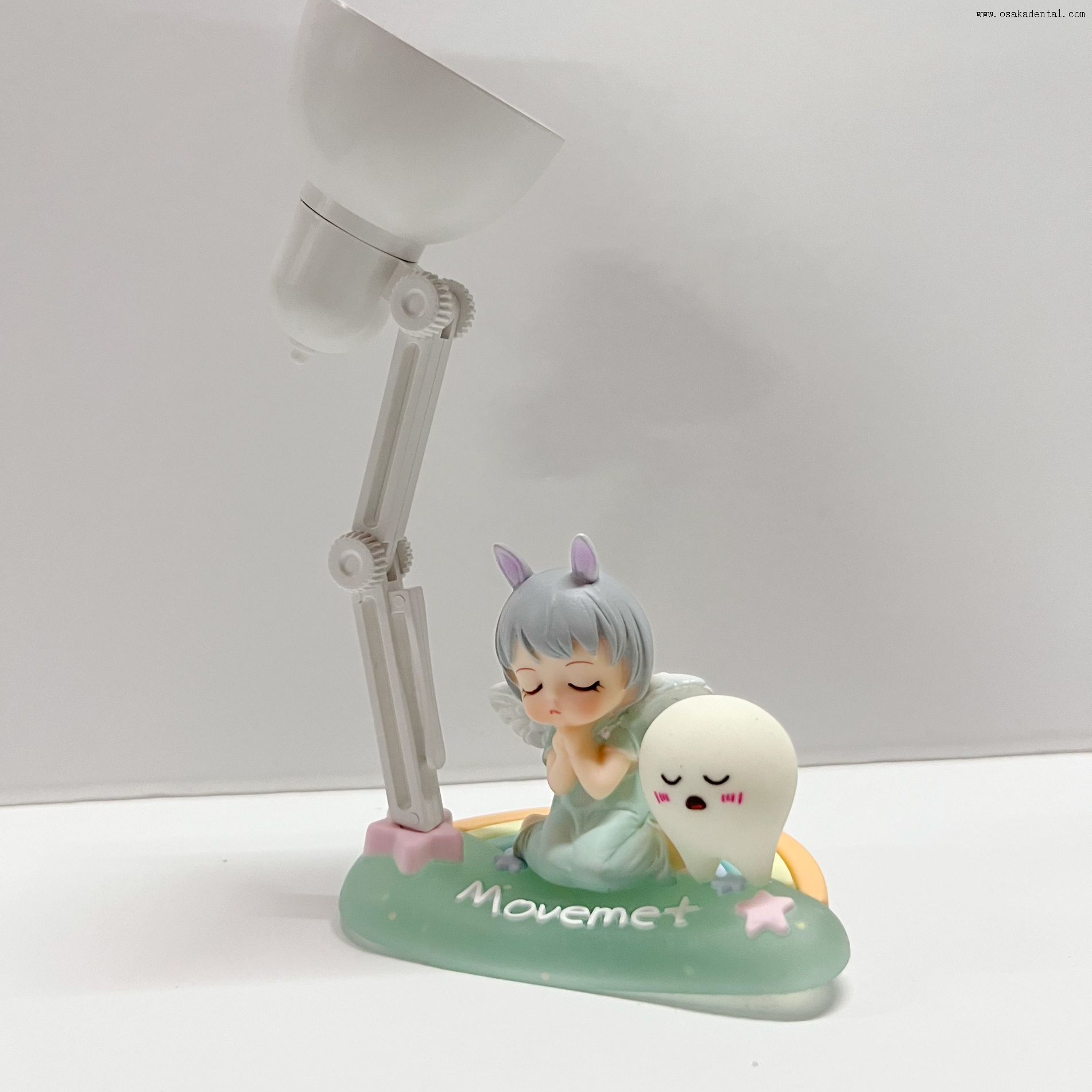 Nova decoração de consultório odontológico estátua de anjo com luz LED