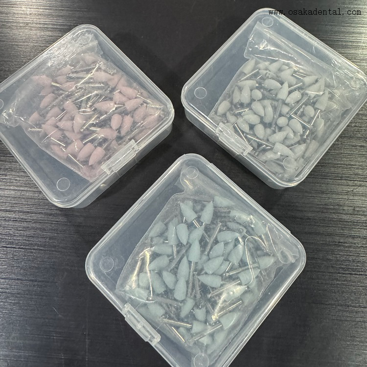 Polidores de silicone para brocas dentárias RA