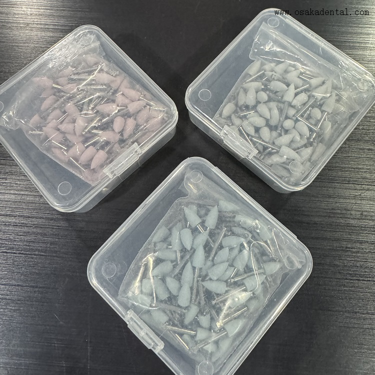 Polidores de silicone para brocas dentárias RA