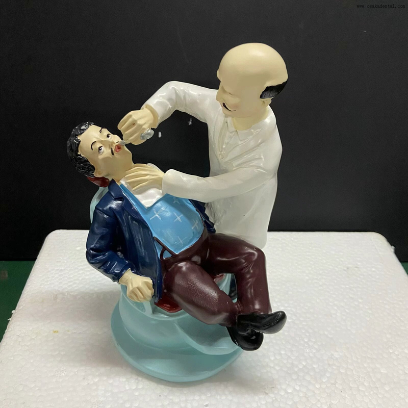  Suporte para livro de dente de resina para clínica odontológica com formato de dentista