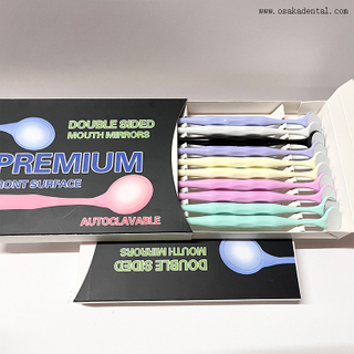 Espelho lateral duplo descartável odontológico