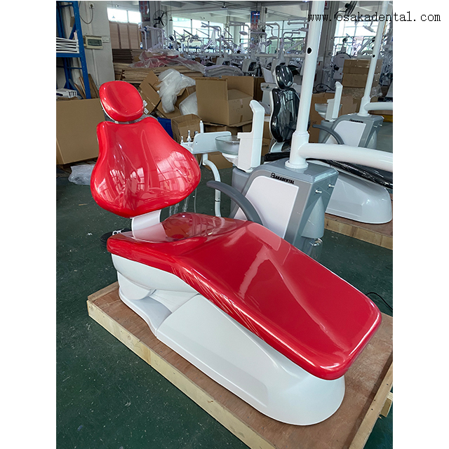 Cadeira odontológica ergonômica com apoio de cabeça e apoio para pés ajustáveis