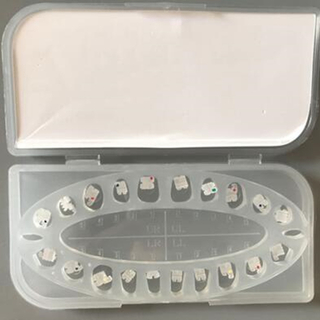 Elástico de suporte ortodôntico cerâmico dentário