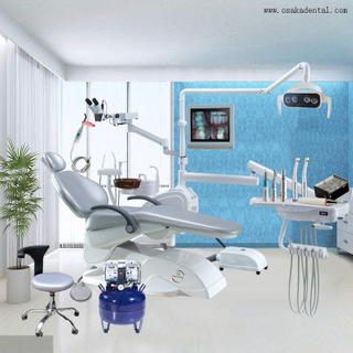 Unidade montada na cadeira odontológica moden com luz LED