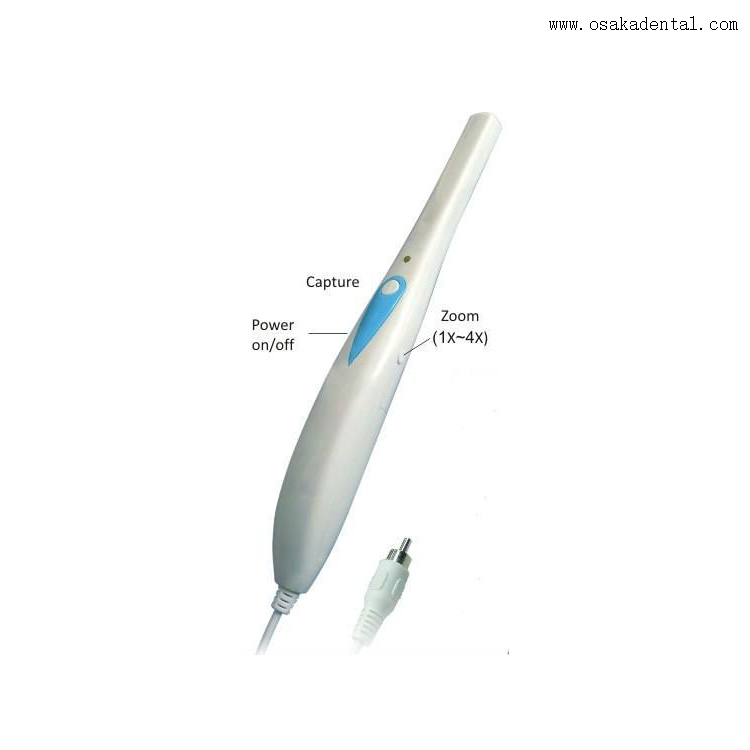 Câmera intraoral dentária recarregável de vídeo / RCA