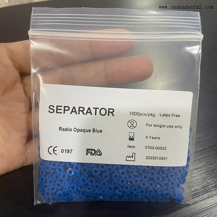 Separador elástico ortodôntico dental 1000 pçs/saco OSA-P29