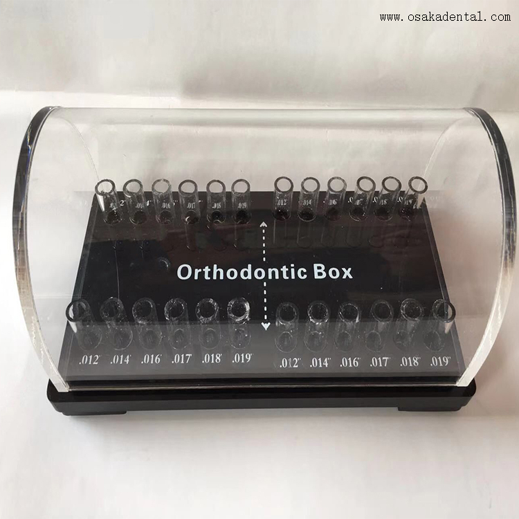 Caixa pré-formada dental do lugar do fio dos acessórios ortodônticos