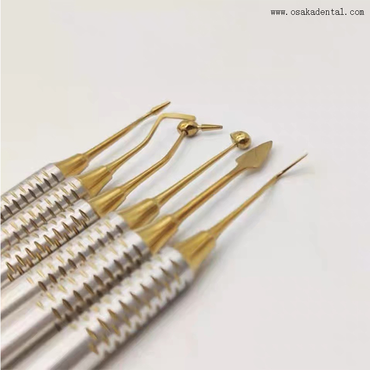 Ferramenta de instrumento dentário Instrumento de enchimento de resina composta dentária
