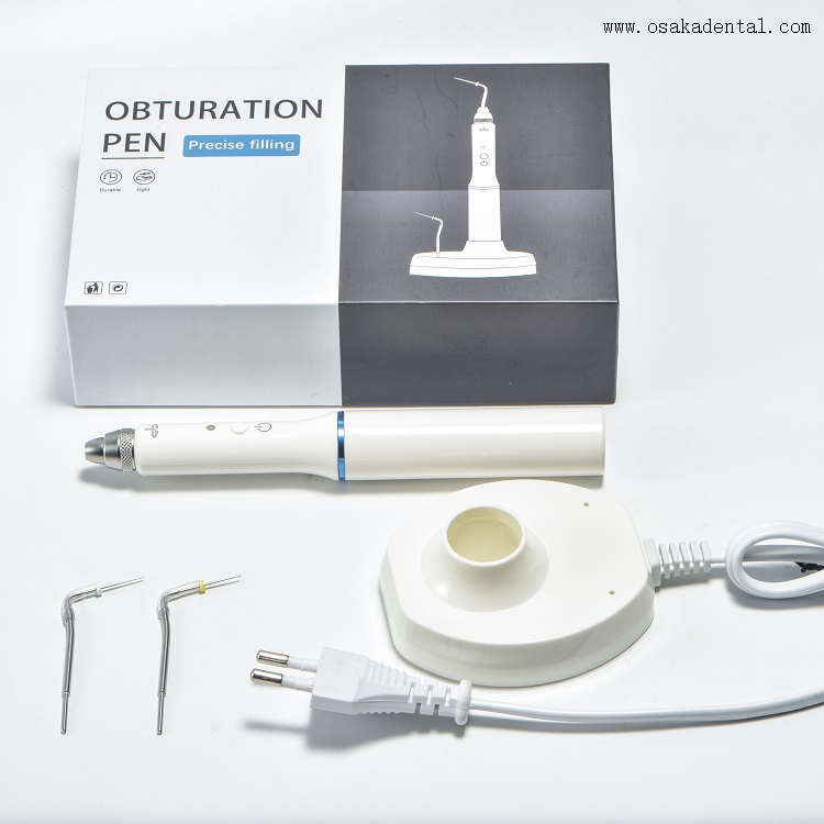 Caneta de obturação dentária com enchimento preciso