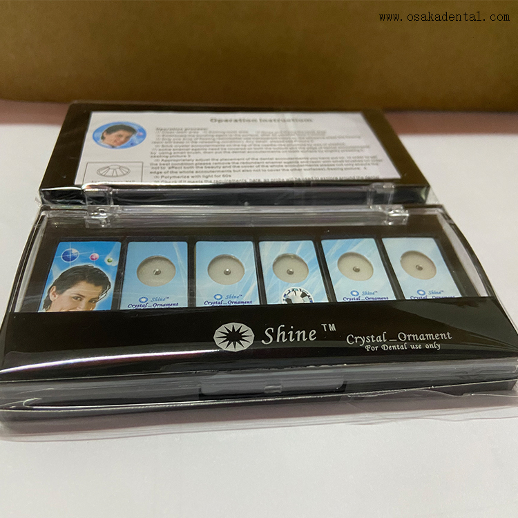 Acessórios odontológicos gemas de cristal ou diamante para dentes