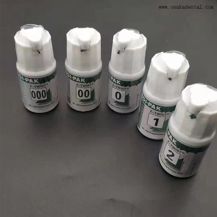 Cabo de retração dentária de material consumível odontológico