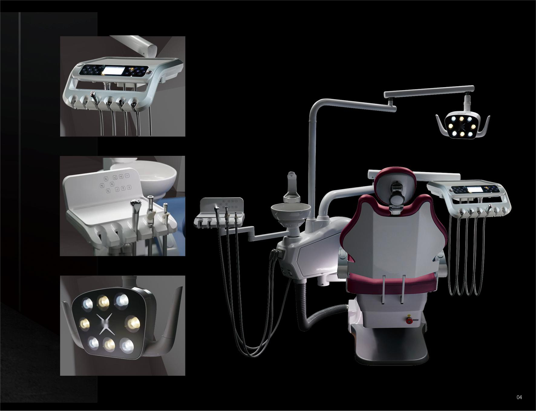 Equipamento odontológico de unidade odontológica integral controlada S3 de vendas populares