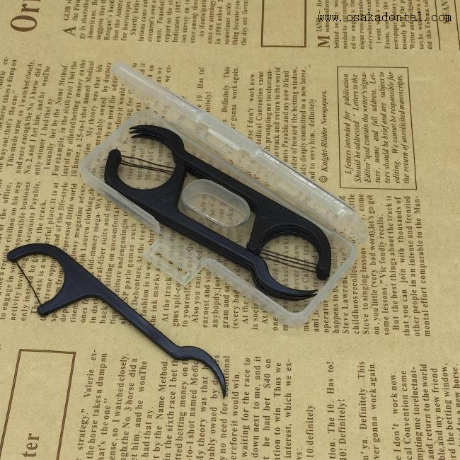 Fio dental de nylon polimérico para limpeza de dentes