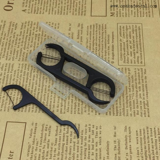 Fio dental de nylon polimérico para limpeza de dentes