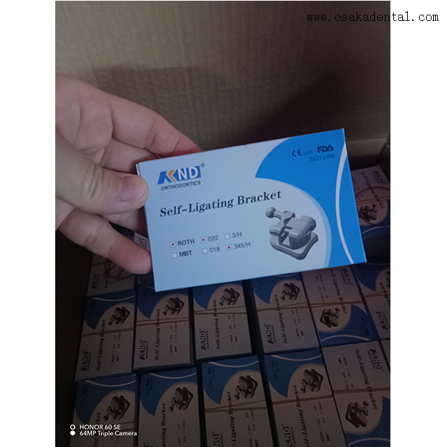 Bráquetes autoligáveis de alta qualidade para tratamento ortodôntico