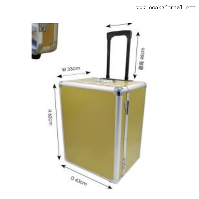 Sistema de tratamento de caixa portátil odontológica