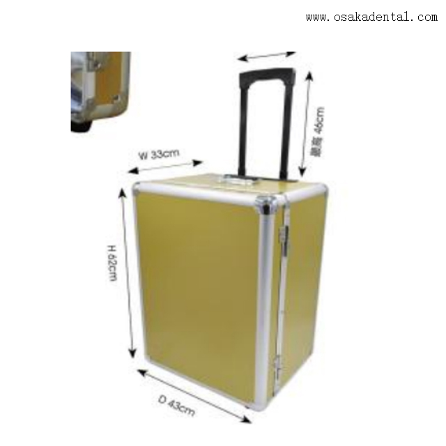 Sistema de tratamento de caixa portátil odontológica
