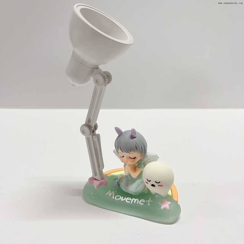 Nova decoração de consultório odontológico estátua de anjo com luz LED