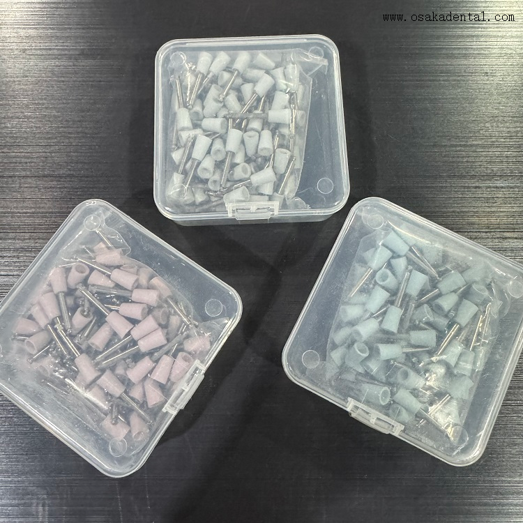 Polidores de silicone para brocas dentárias RA