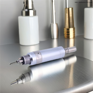 Motor de ar odontológico com fibra óptica 6 furos