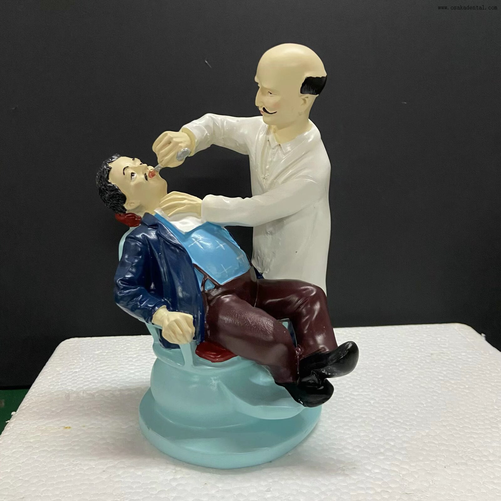  Suporte para livro de dente de resina para clínica odontológica com formato de dentista