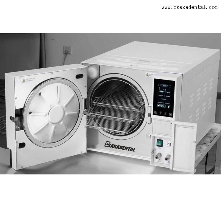 Autoclave dentária europeia classe B 18L com impressora integrada