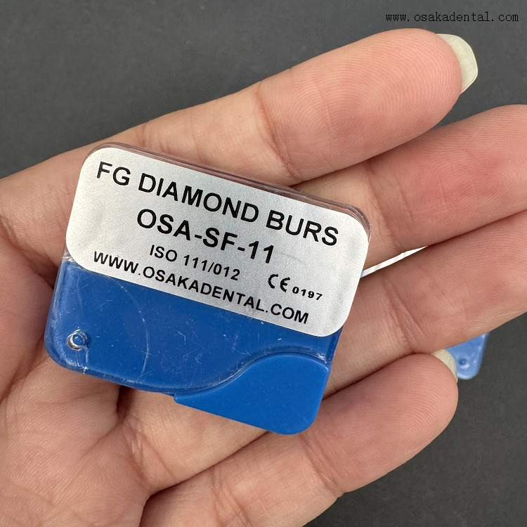 Dental FG Diamond Bur 5 pçs/caixa OSA-F656-T4 Nova Embalagem