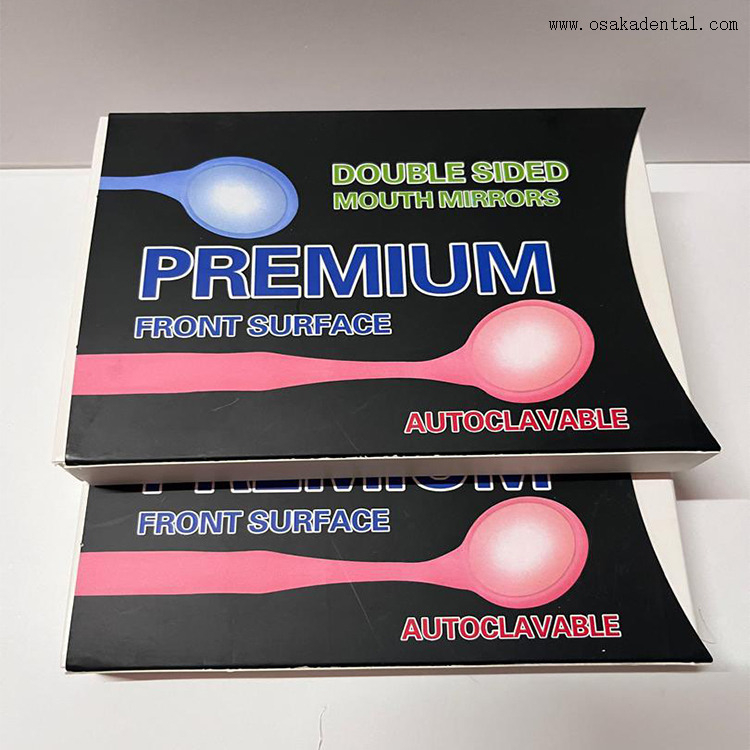 Espelho lateral duplo descartável odontológico