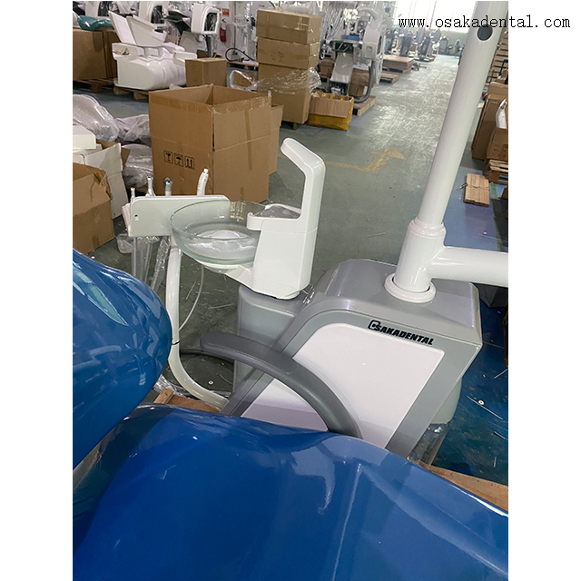 Cadeira odontológica ergonômica com apoio de cabeça e apoio para pés ajustáveis