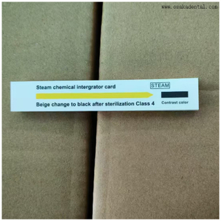 Cartão Indicador de Esterilização Classe 4 200 unidades/caixa