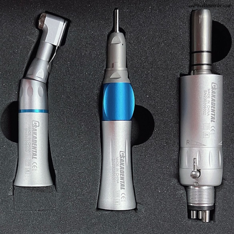 Handpiece dental de baixa velocidade de potência forte e alta velocidade em conjunto