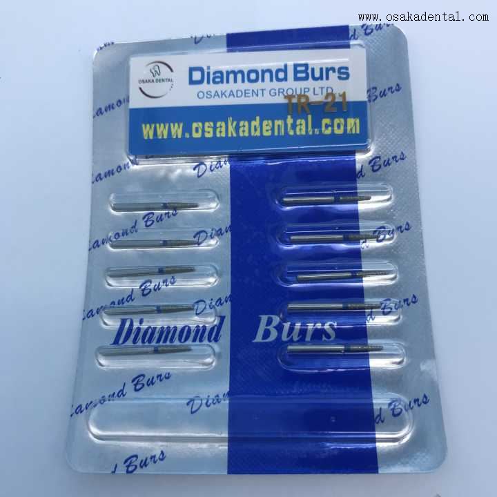 Brocas diamantadas FG para peça de mão dentária e micro motor
