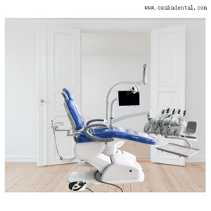 Cadeira odontológica com câmera oral e monitor