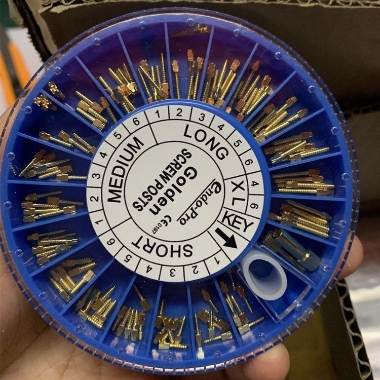 120 只 装 中性 镀金 根 管 钉 _ 副本