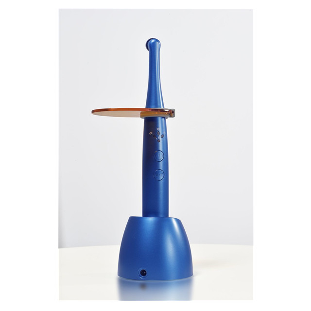 Nova luz de cura dentária de um segundo com pontas de plástico