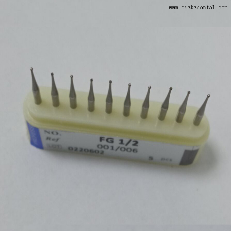 Dental Rodada 1/2 Pequenas Burs de Carboneto de Cabeça