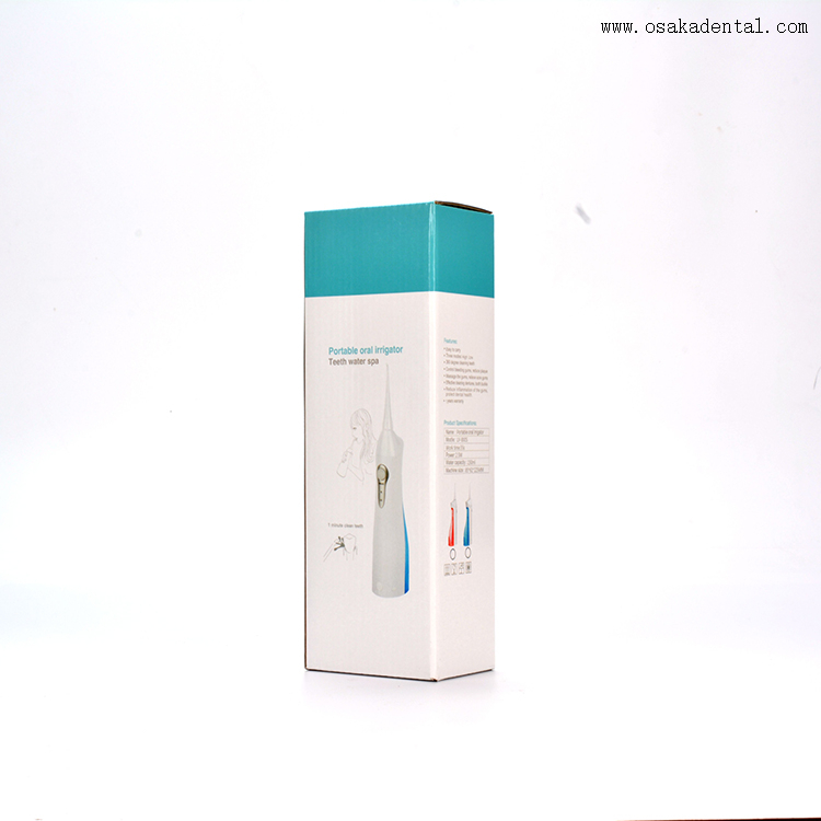 Flosser dental tipo bateria dental irrigador oral portátil