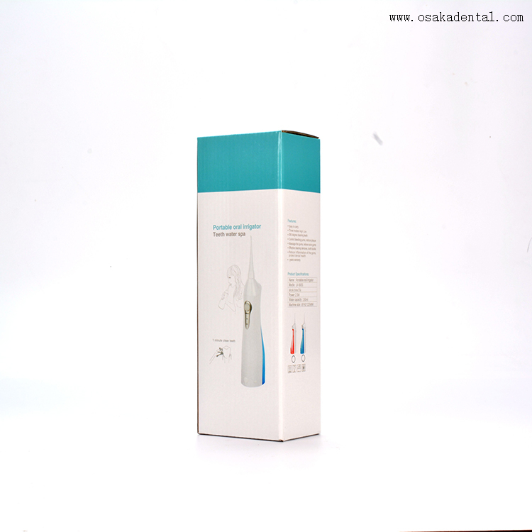 Flosser dental tipo bateria dental irrigador oral portátil