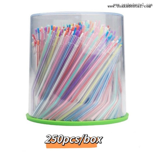 Pacote colorido da garrafa das pontas da seringa do material descartável dental HC-SS06