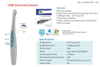 Câmera oral dental USB com cor branca + azul