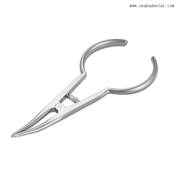 Acessórios ortodônticos dentários separador ortodôntico dental colocando alicate