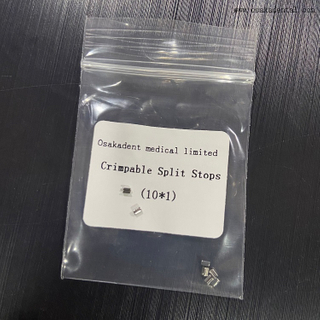 Paradas divididas frisáveis ortodônticas dentárias