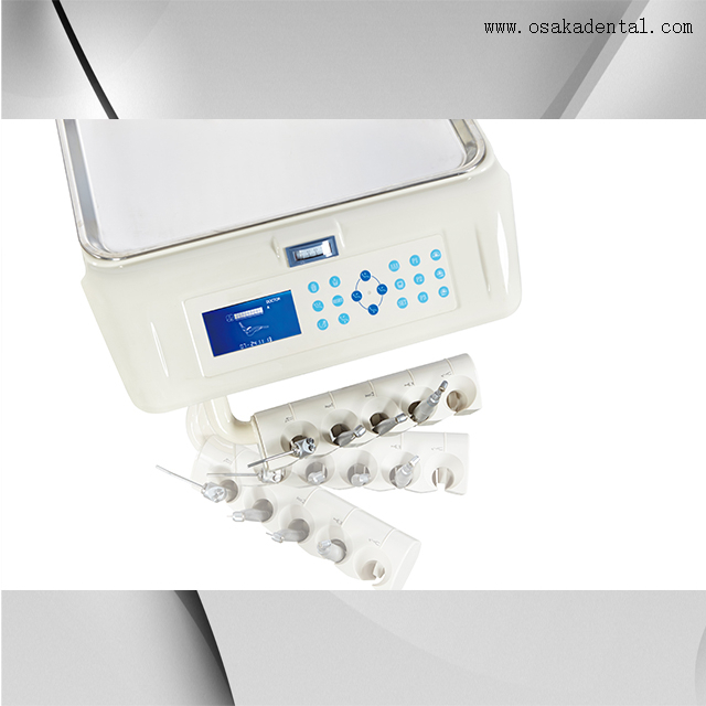 Cadeira odontológica com tampa elétrica cirúrgica com bandeja para instrumentos torcidos