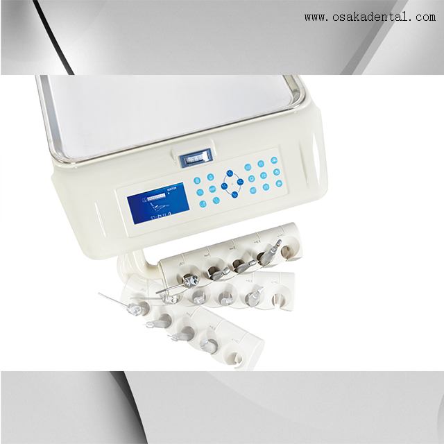 Cadeira odontológica com tampa elétrica cirúrgica com bandeja para instrumentos torcidos