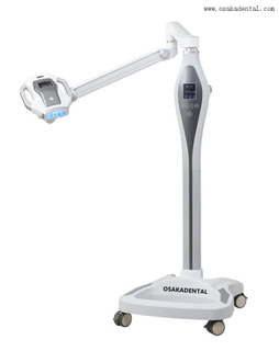 Lâmpada de clareamento dental Mobie de 10 LEDs de cor azul com roda